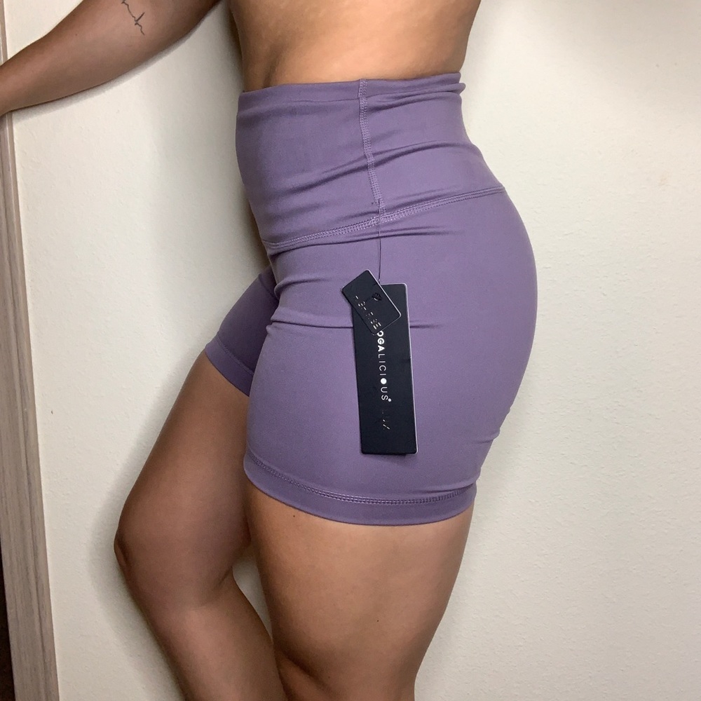 Spandex athletic shorts